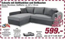 Poco Ecksofa mit Bettfunktion und Bettkasten Angebot