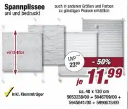 Poco Spannplissee uni und bedruckt Angebot