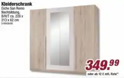 Poco Kleiderschrank Eiche San Remo Angebot