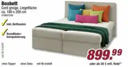 Poco Boxbett Cord greige Angebot
