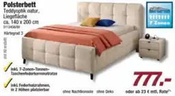 Poco Polsterbett Teddyoptik natur Angebot