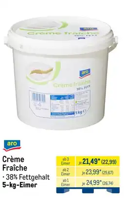 METRO aro Crème fraîche Angebot