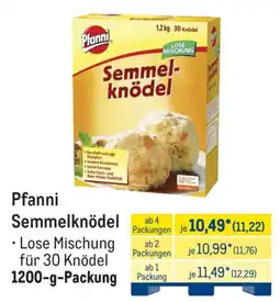 METRO Pfanni Semmelknödel Angebot