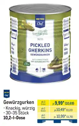 METRO METRO Chef Gewürzgurken Angebot