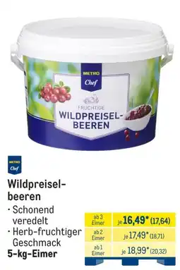 METRO METRO Chef Wildpreisel-beeren Angebot