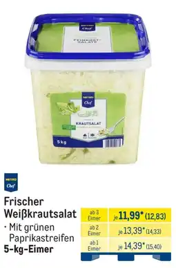 METRO Frischer Weißkrautsalat Angebot