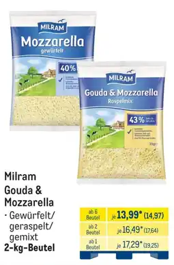 METRO Milram Gouda & Mozzarella Angebot