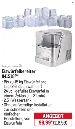 METRO Tarrington House Eiswürfelbereiter IM1518 Angebot