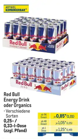 METRO Red Bull Energy Drink Angebot