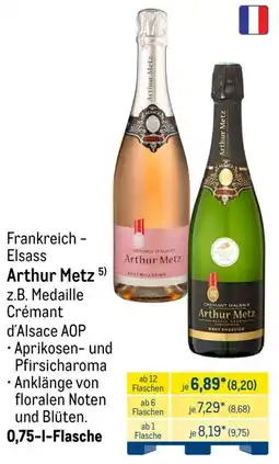 METRO Arthur Metz Crémant d'Alsace AOP Angebot