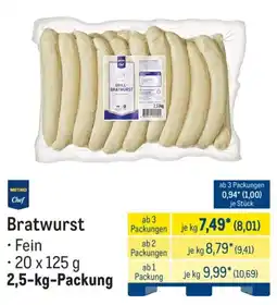 METRO Bratwurst Angebot