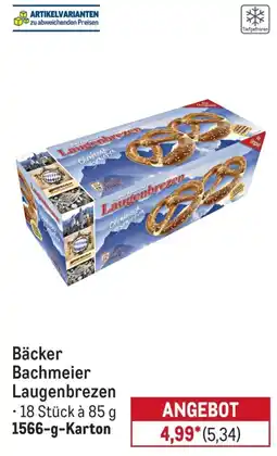 METRO Bäcker Bachmeier Laugenbrezen Angebot