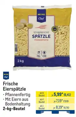 METRO METRO Chef Frische Eierspätzle Angebot
