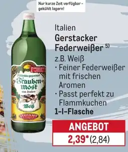 METRO Gerstacker Federweißer Angebot