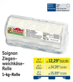 METRO Soignon Ziegen-weichkäse-Rolle Angebot