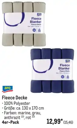 METRO aro Fleece Decke Angebot
