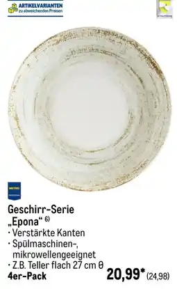 METRO Geschirr-Serie „Epona“ Angebot