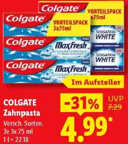 Lidl Colgate Zahnpasta Angebot