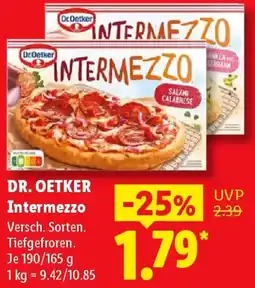 Lidl Dr. Oetker Intermezzo Angebot