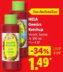 Lidl HELA Gewürz Ketchup Angebot