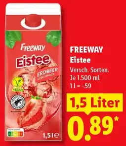 Lidl Freeway Eistee Angebot