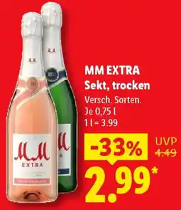 Lidl MM EXTRA Sekt, trocken Angebot