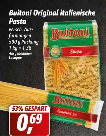 Simmel Buitoni Original italienische Pasta Angebot