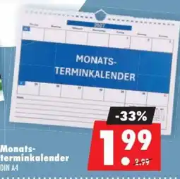 Mäc Geiz Monats-terminkalender Angebot