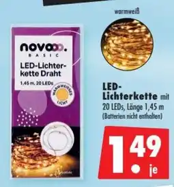 Mäc Geiz novoo BASIC LED-Lichterkette Draht Angebot
