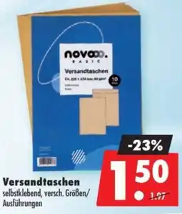 Mäc Geiz novoo BASIC Versandtaschen Angebot