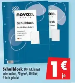 Mäc Geiz novoo. BASIC Schulblock Angebot