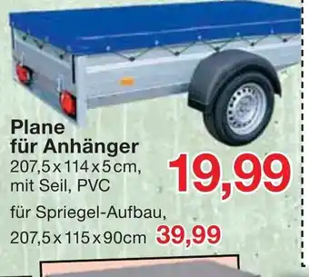 Jawoll Plane für Anhänger 207,5 x 114 x 5 cm Angebot