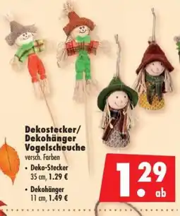 Mäc Geiz Dekostecker/Dekohänger Vogelscheuche Angebot