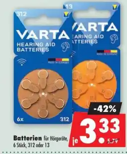 Mäc Geiz VARTA Hearing Aid Batteries Angebot