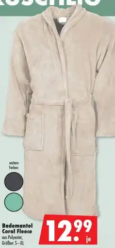 Mäc Geiz Bademantel Coral Fleece Angebot