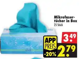 Mäc Geiz Mikrofasertücher in Box Angebot