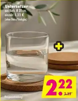 Mäc Geiz Untersetzer aus Kork Angebot