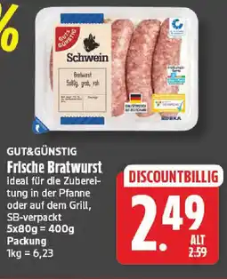 NP Discount GUT&GÜNSTIG Frische Bratwurst Angebot