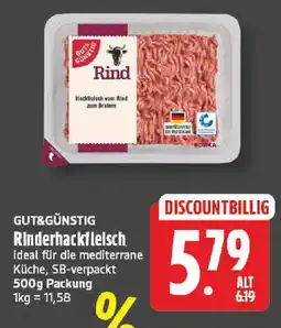 NP Discount GUT&GÜNSTIG Rinderhackfleisch Angebot