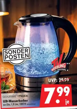 Mäc Geiz GOURMETmaxx LED-Wasserkocher Angebot
