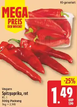 NP Discount Ungarn Spitzpaprika, rot Angebot
