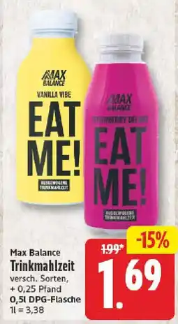 NP Discount Max Balance Trinkmahlzeit Angebot