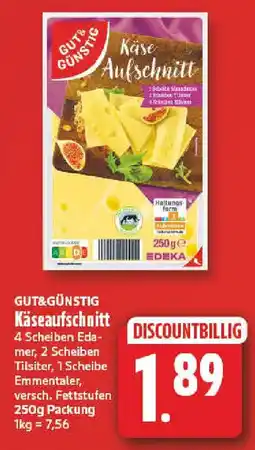 NP Discount GUT&GÜNSTIG Käseaufschnitt Angebot