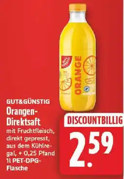 NP Discount GUT&GÜNSTIG Orangen-Direktsaft Angebot