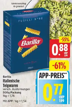 NP Discount Barilla Italienische Teigwaren Angebot