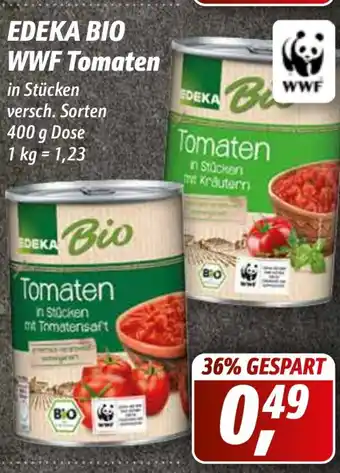 Simmel Edeka Bio wwf Tomaten Angebot