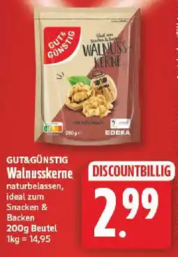 NP Discount GUT&GÜNSTIG Walnusskerne Angebot
