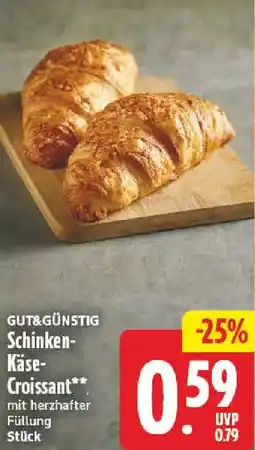NP Discount GUT&GÜNSTIG Schinken-Käse-Croissant Angebot