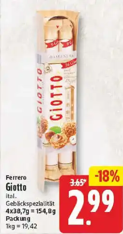 NP Discount Ferrero Giotto Angebot