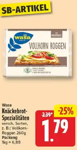 NP Discount Wasa Knäckebrot-Spezialitäten Angebot